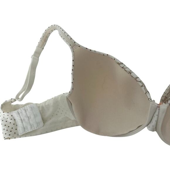 Cacique Polka Dot Lightly Lined T-shirt Bra (40DD) - Picture 5 of 9